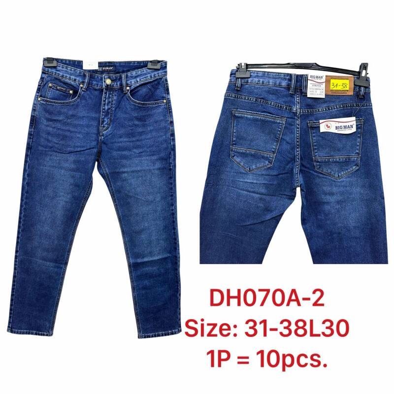 Spodnie jeansy meskie Roz 31-38, 1 Kolor .Paczka 10 szt